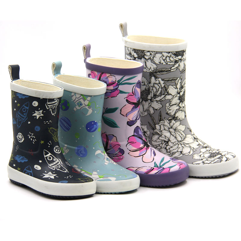 Custom Print Toddler Rubber Wellington Boots