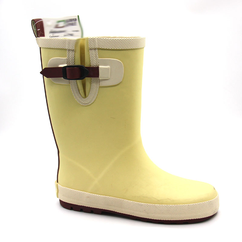 Logotipo OEM Gusset niños Gumboots ligeros para niños pequeños