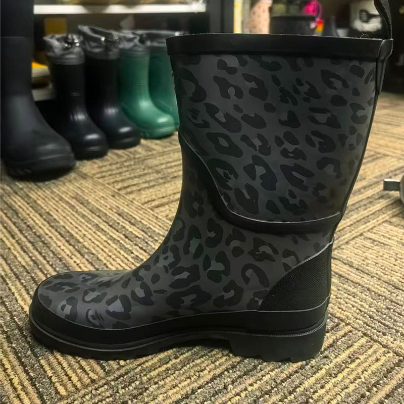 Custom Printed  Women’s Waterproof Wellington Rain Boots