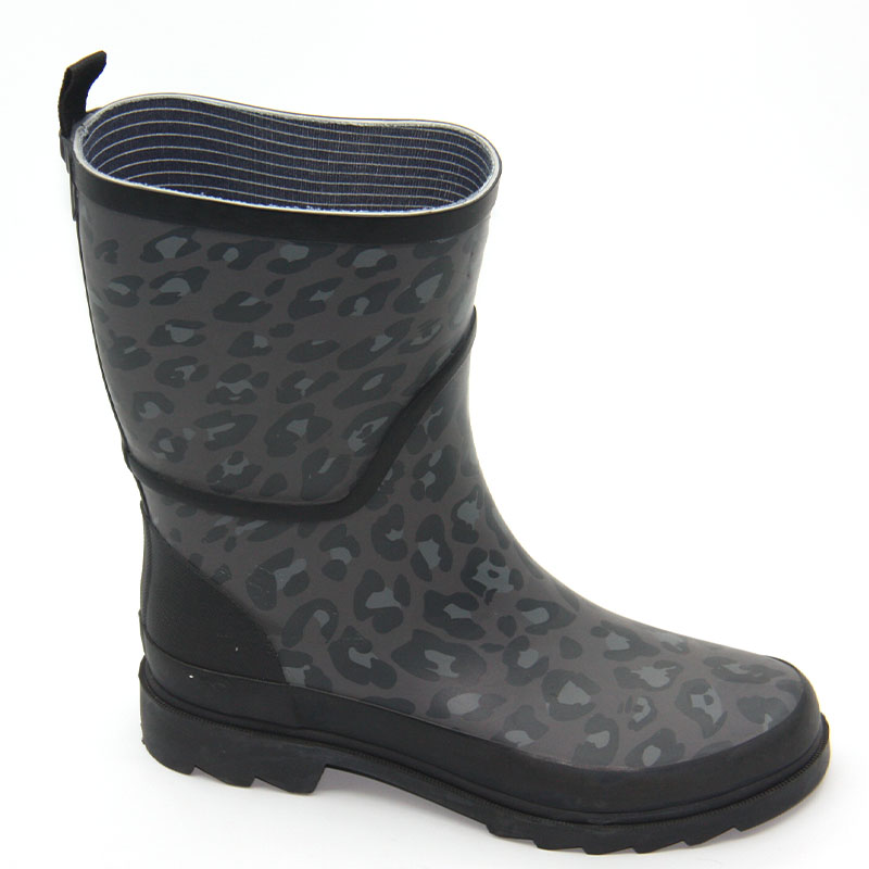 Custom Printed  Women’s Waterproof Wellington Rain Boots