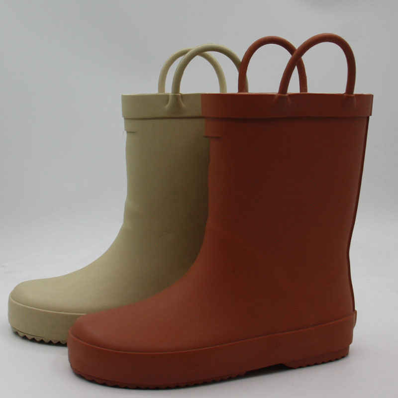 Fait à la main couleur solide enfant imperméable avec poignées