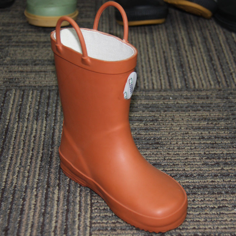 Fait à la main couleur solide enfant imperméable avec poignées