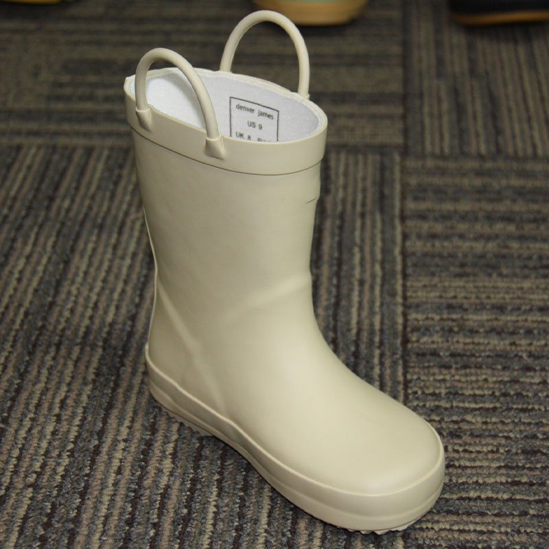 Fait à la main couleur solide enfant imperméable avec poignées