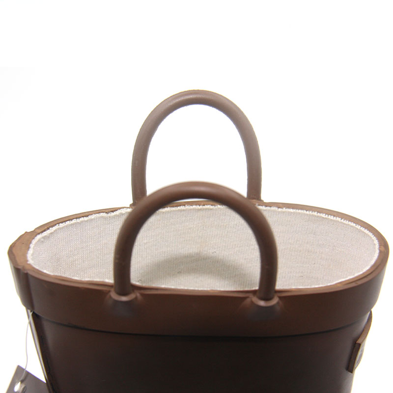 Fait à la main couleur solide enfant imperméable avec poignées