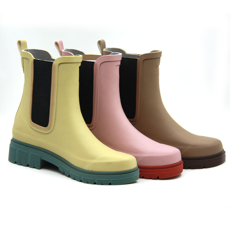 女性 ゴム チェルシー ウェリントン 雨 ブーツ メーカー