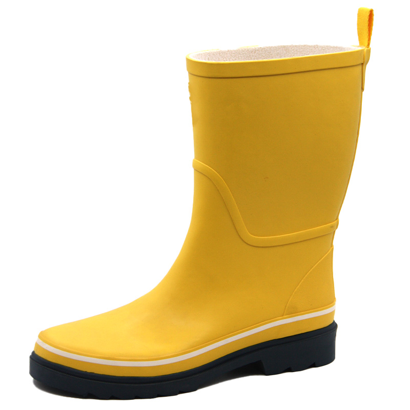Women’s mid calf solid rubber boots
