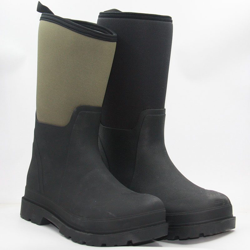 Wholesale Middle Height Neoprene Mud Wellington Boots