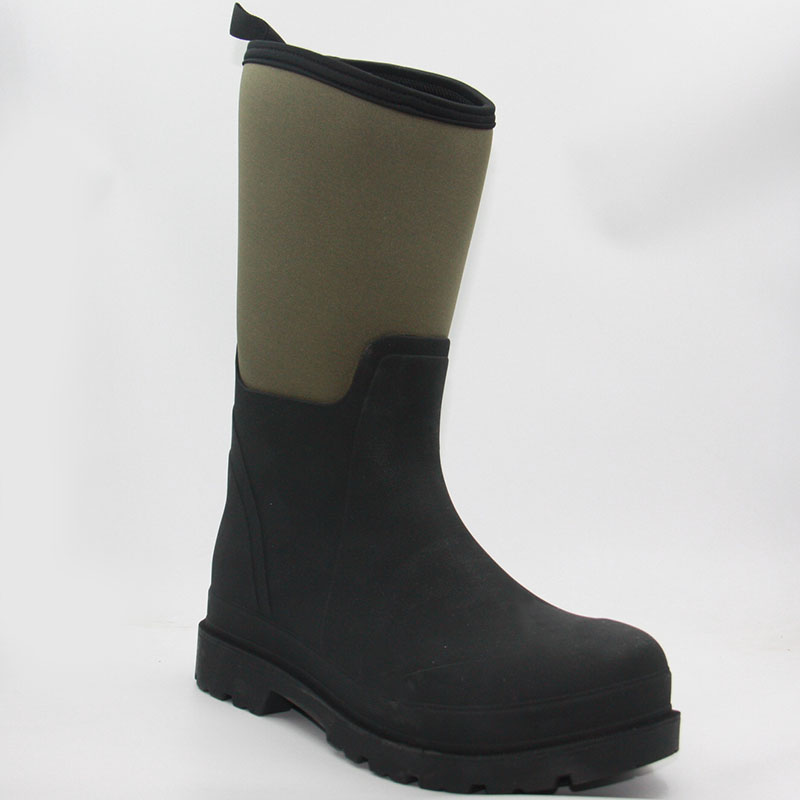 Wholesale Middle Height Neoprene Mud Wellington Boots