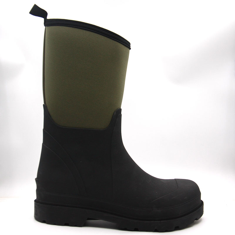 Wholesale Middle Height Neoprene Mud Wellington Boots