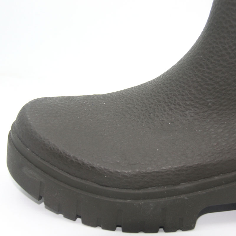 Womens Fashionable Ankle High Cotton Fabric Lined Gumboots