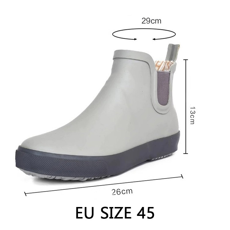 OEM/ODM Stylish Low-Cut Men’s Women’s Chelsea Rain Boots