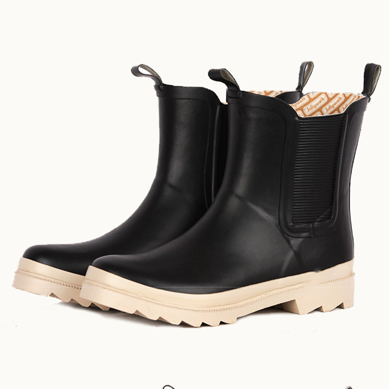 OEM stilvolle wasserdichte rutschfeste Gummi Wellington Stiefel