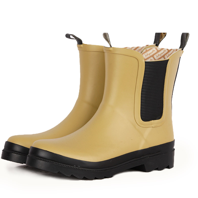 OEM stilvolle wasserdichte rutschfeste Gummi Wellington Stiefel