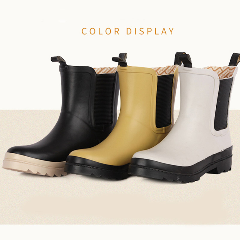 OEM stilvolle wasserdichte rutschfeste Gummi Wellington Stiefel