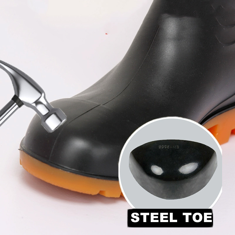 OEM Mid-Calf & High-Calf Steel Toe Anti-Impact PVC Boots