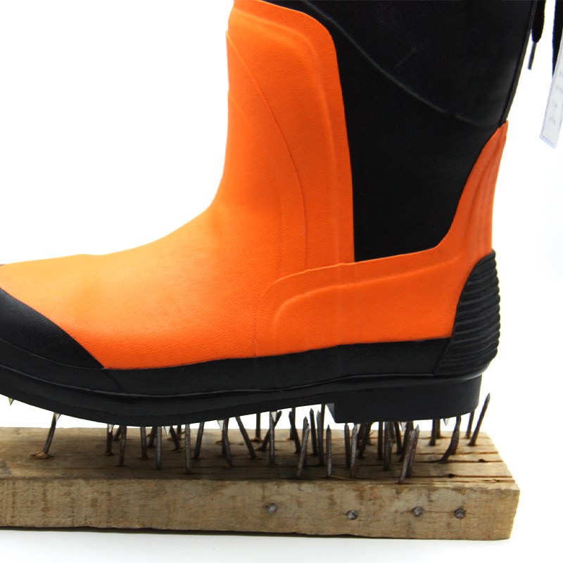 Waterproof Anti-Puncture Logging Work Boots for Forestry Workers