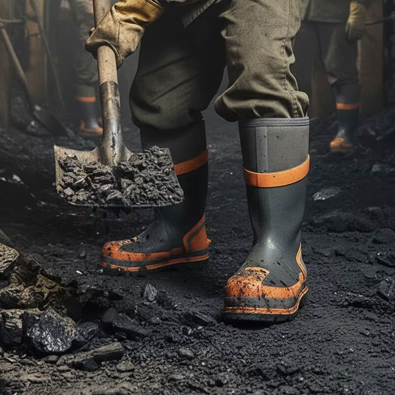 Steel Toe Waterproof Rubber Mining Boots
