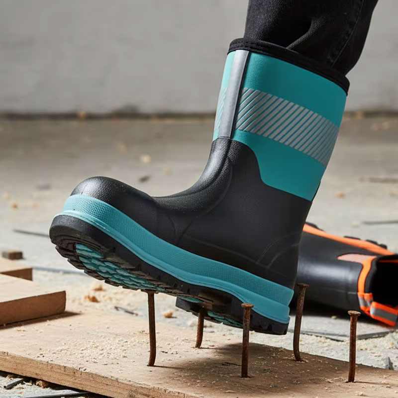 High Top Construction Work Safety Boots