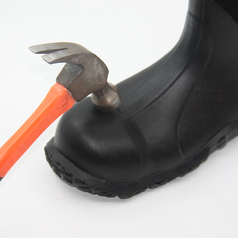 Botas de seguridad del dedo del pie de acero de la sola del rodillo anti-aplastamiento del OEM