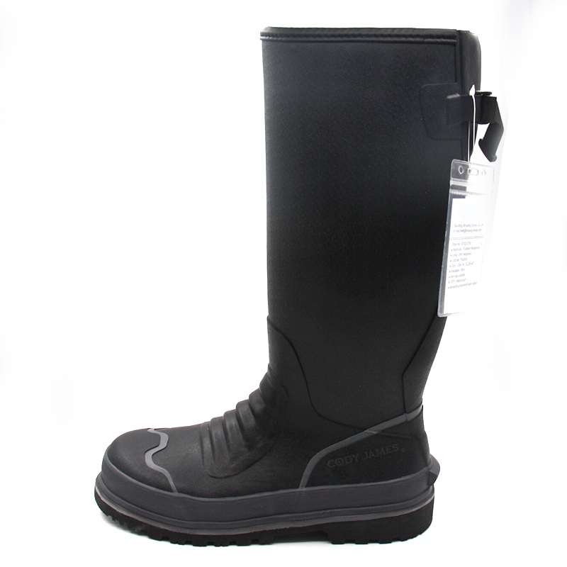 Boots de segurança para a mineração de goma resistente ao ácido de petróleo