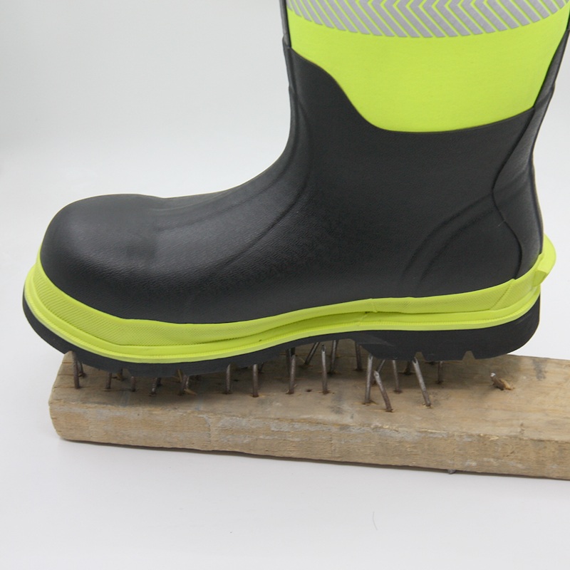 Industrial Rubber Non-Slip Waterproof Safety Work Boots