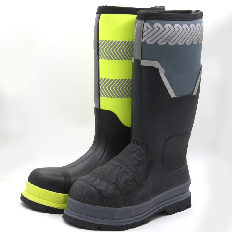Industrial Rubber Non-Slip Waterproof Safety Work Boots