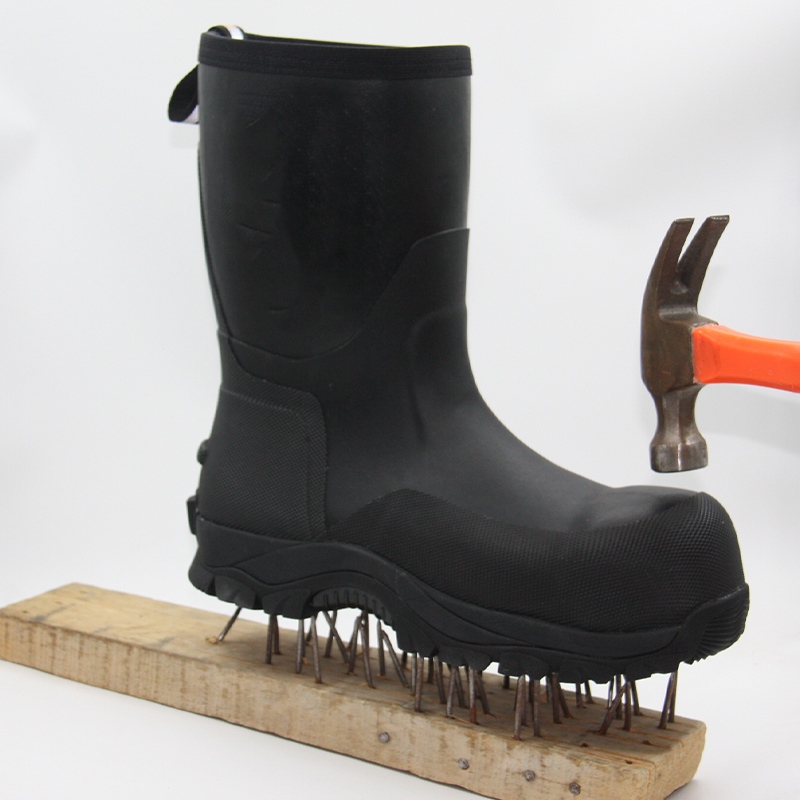 Wholesale Custom Waterproof Neoprene Warm Anti Punction Safety Gumboots