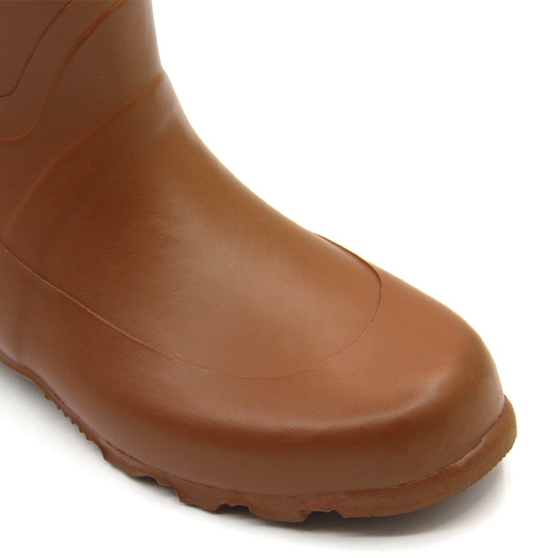 Fashionable Ladies Mid-Calf Heel Rubber Boots