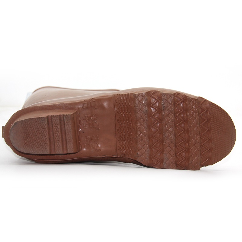 Fashionable Ladies Mid-Calf Heel Rubber Boots