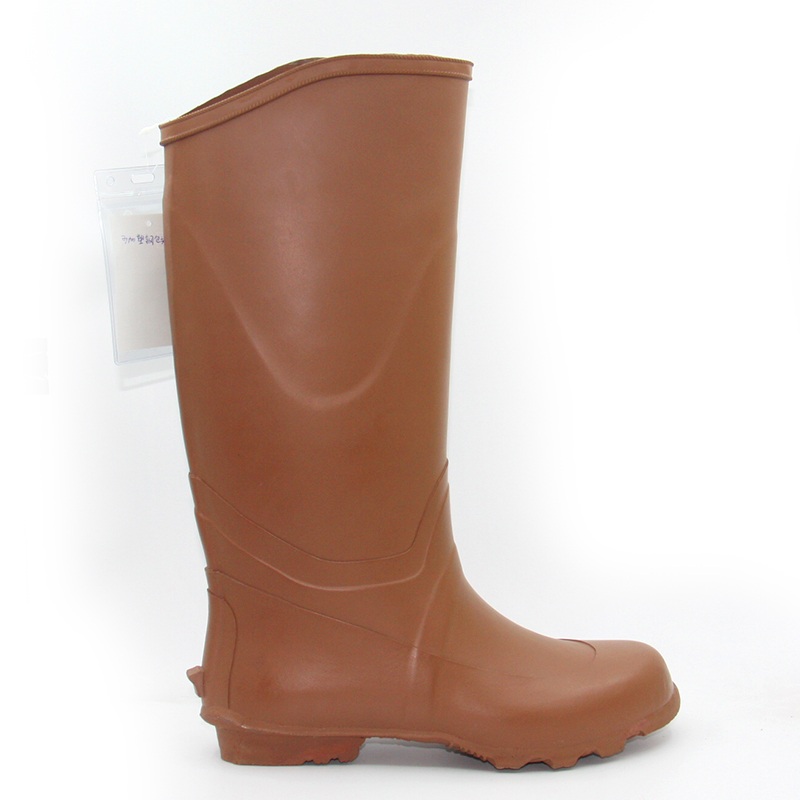 Fashionable Ladies Mid-Calf Heel Rubber Boots