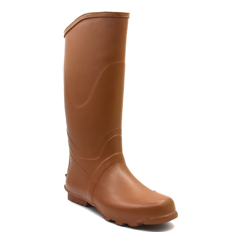 Fashionable Ladies Mid-Calf Heel Rubber Boots