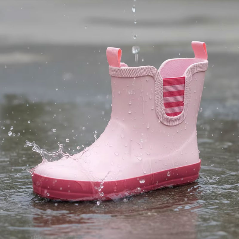 아이들 방수 내마모 면 라이닝 체체체르시 고무 비 부츠 아이들 방수 내마모 면 라이닝 체체체르시 고무 비 부츠
